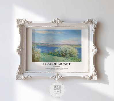 Claude Monet Poster · Nymphéas 1918?1926 · Seerosen-Serie · Deko print ohne R