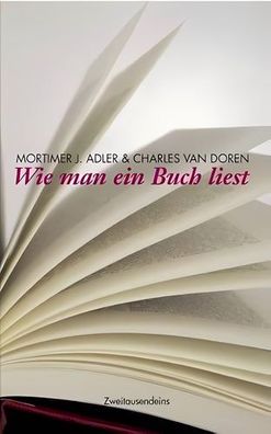 Wie man ein Buch liest, Mortimer J. Adler, Charles Van Doren