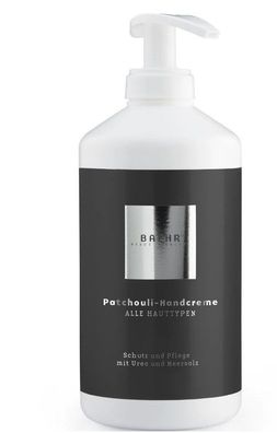 BAEHR Patchouli-Handcreme 500 ml - Handpflege mit Urea, Vitamin E & Bisabolol