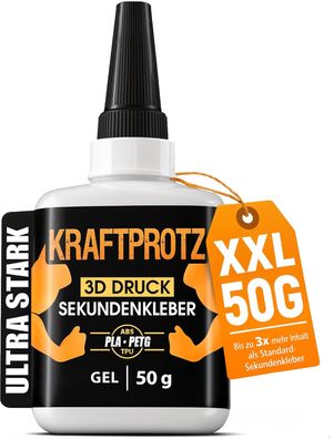 ARKA Kraftprotz 50g dünnflüssig Sekundenkleber 3D Druck - PLA Filament Kleber ABS