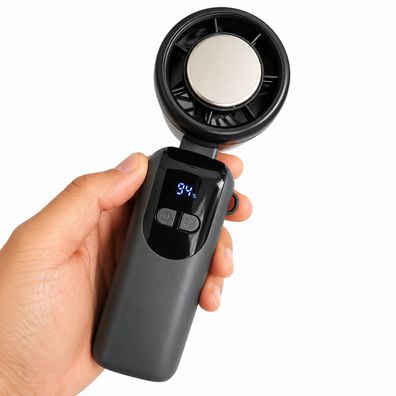 E47C Turbo Handventilator Mini Tragbarer Elektrischer Ventilator mit Eiskühlung USB-C