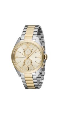Emporio Armani Claudio Chronograph Herrenuhr Bicolor AR11605