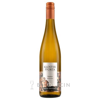 Kloster Pforta Traminer Halbtrocken 0,75 l - Weißwein, Saale-Unstrut