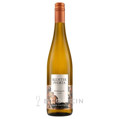 Kloster Pforta Weißburgunder 0,75 l - Weißwein trocken, Saale-Unstrut