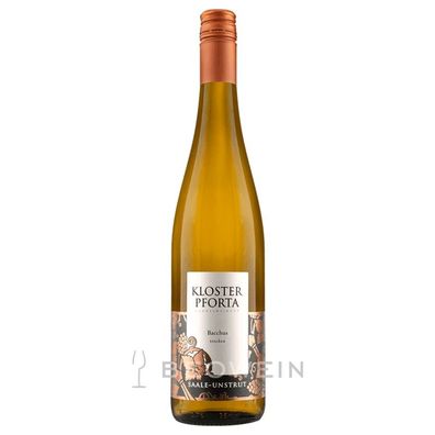 Kloster Pforta Bacchus 0,75 l - Weißwein trocken, Saale-Unstrut