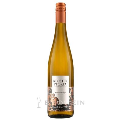 Kloster Pforta Müller Thurgau 0,75 l - Weißwein trocken, Saale-Unstrut