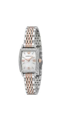 Emporio Armani Gianni T Bar Damenuhr Bicolor AR11519