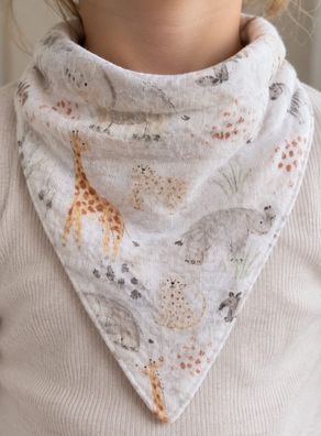Halstuch, Babyhalstuch, Spuktuch, Babyspuktuch, Handmade, Tiere