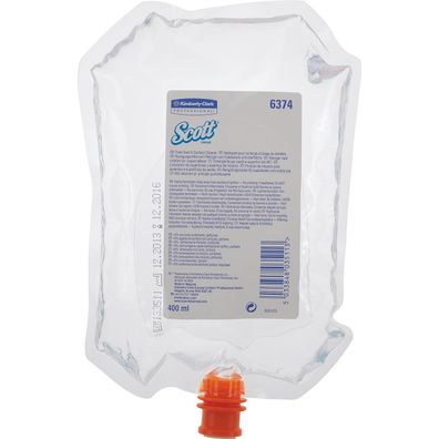 6x SCOTT Toilettensitzreiniger 6374 Spenderbeutel 400ml