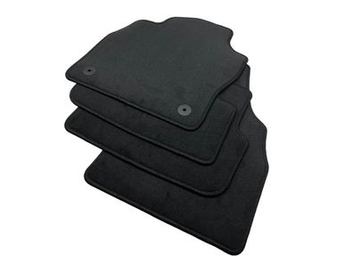 Original Fußmatten Skoda Velours schwarz Fabia 4 PJ Teppich Stoff Textilmatten