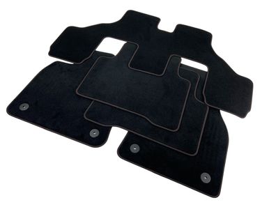 Original VW Fussmatten Touran 2 5T Velours schwarz Teppich Stoff 5-teilig Textil