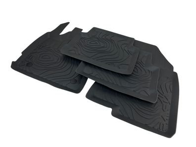 Original Gummimatten Dacia Sandero 3 Stepway schwarz Fußmatten Gummi Schriftzug