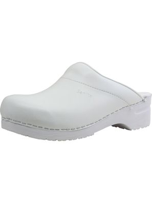 Sanita Damen Offener Clog Original-Karl Pu Open White