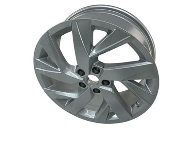 1x Original VW Alufelge 18 Zoll Frankfurt 7Jx18 ET43 Tiguan 2 AD1 Felge Silber