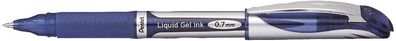 3x Pentel® BL57-CO Liquid Gel-Tintenroller EnerGel BL57 - 0,35 mm, blau