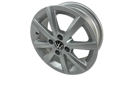 1x VW Original Alufelge Merano Felge 14 Zoll 5Jx14 ET35 UP! diamantsilber Alu OE