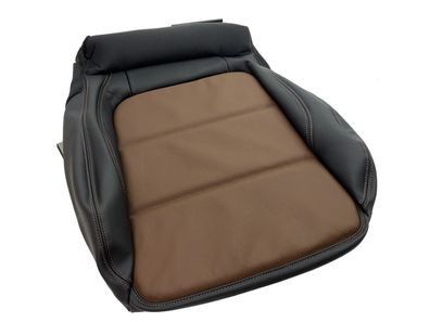 OEM Sitz Bezug Leder Beifahrersitz rechts VW Sharan 7N Seat Alhambra 2 schwarz