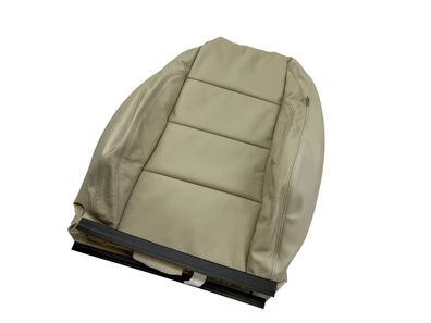 Lehnenbezug Leder Fahrersitz Sitz links heizbar VW Golf 6 VI Beige Lehne Bezug