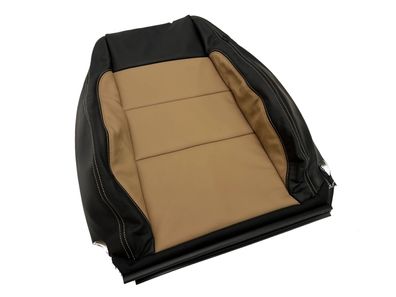 OEM VM Lehnenbezug Bezug Leder Sitz Links Golf 6 VI Fahrersitz Lehne schwarz