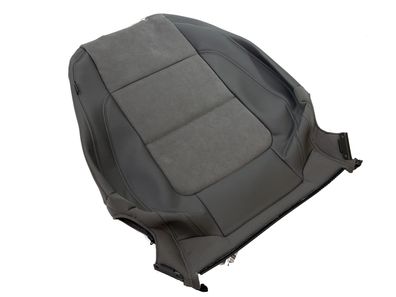 OEM Lehnen Bezug Sitzbezug Sitz vorn rechts VW Sharan 7N Alhambra Leder Grau