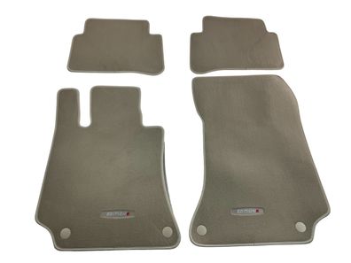 Original Fußmatten Set Velours Mercedes-Benz E-Klasse 212 Edition E Beige Stoff