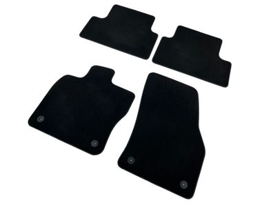 Original VW Fussmatten T-Roc Cabrio Velours schwarz Textilmatten Teppich Stoff