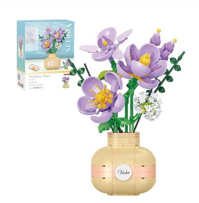 Balody Viola &ndash; Mini Blocks Blumenvase Bauspielzeug