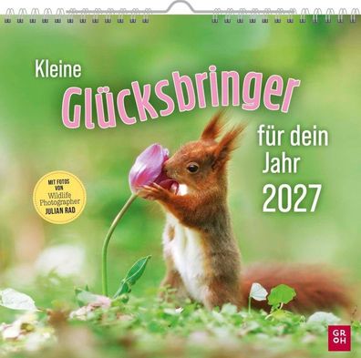Wandkalender 2027: Kleine Glücksbringer für dein Jahr: Monatskalender