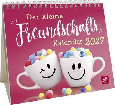 Mini-Kalender 2027: Der kleine Freundschaftskalender: Mini-Monatskalender