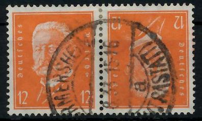 D-REICH Zusammendruck Nr K13 gestempelt WAAGR PAAR X79042E