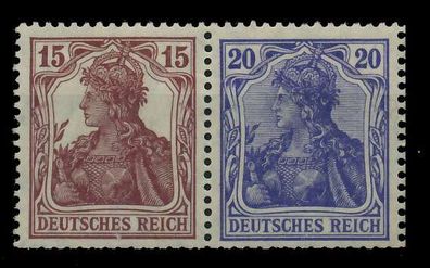D-REICH Zusammendruck Nr W14 ungebraucht WAAGR PAAR X79280A