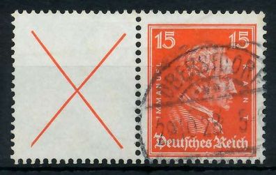 D-REICH Zusammendruck Nr W23 gestempelt WAAGR PAAR X79253A
