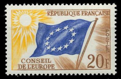 Frankreich DIENST Nr 3 postfrisch SADF9BE
