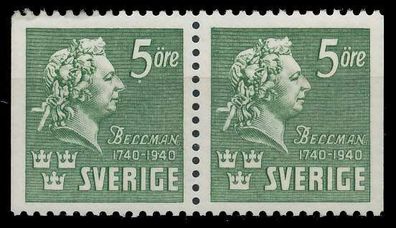 Schweden 1940 Nr 277Dl Dr postfrisch ungebraucht WAAGR PAAR XA5A23A