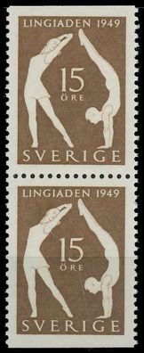 Schweden 1949 Nr 350Do Du postfrisch SENKR PAAR SD8E17E