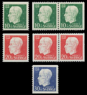Schweden 1948 Nr 343A-345A Di Dr postfrisch SD8E1DE