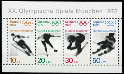 BRD BUND BLOCK Kleinbogen 1949 1989 Block 6 postfrisch SDA37F6