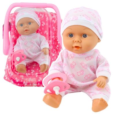 Lean Baby Puppe In Babytrage Pyjamas Mütze Baby Schnuller Rosa