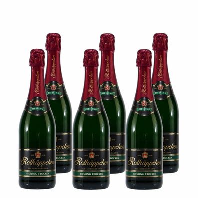 Rotkäppchen Flaschengärung Riesling Sekt (6 x 0,75L)
