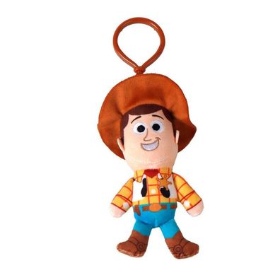 Disney Toy Story Woody 3D Plüschfigur mit Aufhänger, Taschenanhänger 13 cm