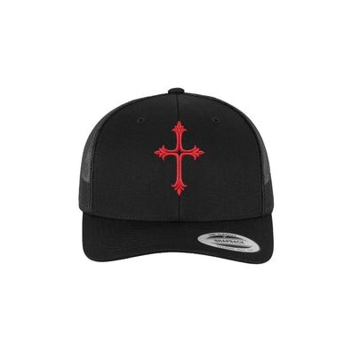 MT Upscale Trucker Cap Goth Cross MT4181