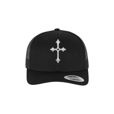 MT Upscale Trucker Cap Goth Cross MT4182