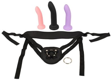 You2Toys Strap-on Set, 4-teilig, S/M/L, verschiedene Farben