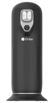 SVibe JET IKON Masturbator automatisch mit Vibration, Wärme, 27 cm schwarz