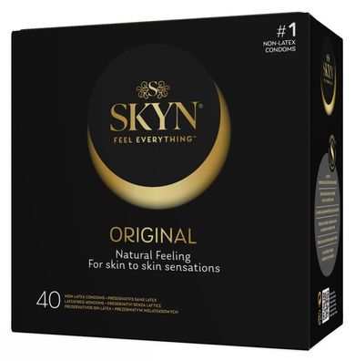 SKYN Transparente Sensoprene Kondome, 53mm, latexfrei, vegan, Gleitbeschichtet