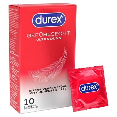 Durex Gefühlsecht Ultra dünn Kondome 10 Stück