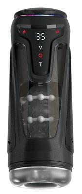 PDX Elite Masturbator Moto-Bator Pro, Vibration, Massage, Wärme, 26,5 cm