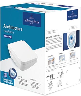 Villeroy & Boch Combi-Pack Architectura, weiß Alpin