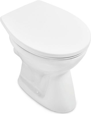 V+B Stand-Tiefspül-WC O. NOVO randlos DirectFlush 360x475mm weiß alpin
