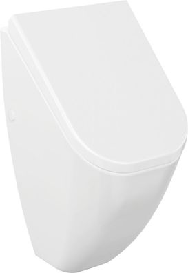 Vitra L100 Urinal mit Deckel Absenkautomatik, Zulauf hinten weiß